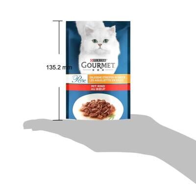 Gourmet Perle Parça Etli Izgara Sığır Etli Yetişkin Kedi Konservesi 85 gr