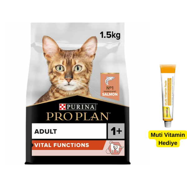 Pro Plan Vital Functions Adult Somonlu Kedi Maması 1,5 kg