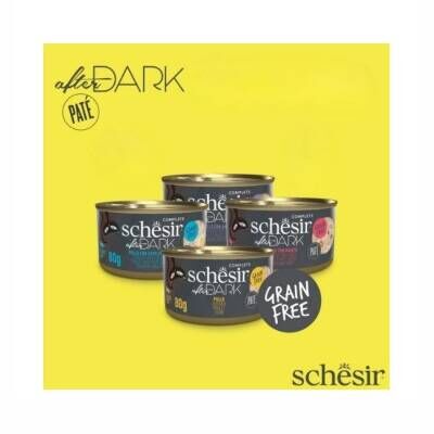 Schesir After Dark Pate Et Suyunda Karışık Lezzetler Yetişkin Kedi Konservesi 80 Gr x 12 Adet