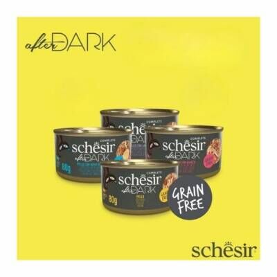 Schesir After Dark Et Suyunda Karışık Lezzetler Yetişkin Kedi Konservesi 80 Gr x 12 Adet