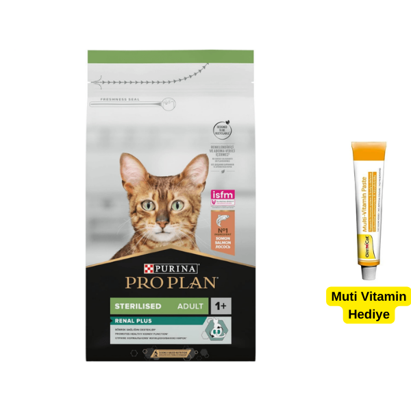 Pro Plan Sterilised Renal Plus Somonlu Kedi Maması 1,5 kg