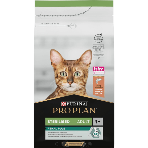Pro Plan Sterilised Renal Plus Somonlu Kedi Maması 1,5 kg