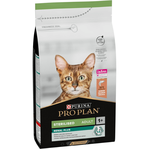 Pro Plan Sterilised Renal Plus Somonlu Kedi Maması 1,5 kg