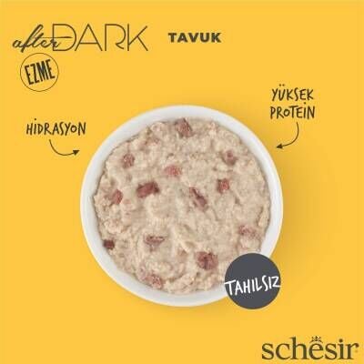 Schesir After Dark Pate Tavuk Etli Tahılsız Yetişkin Kedi Konservesi 80 gr