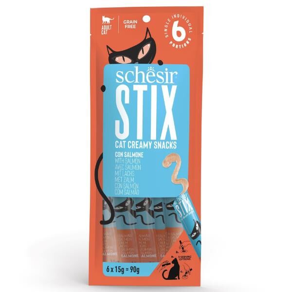 Schesir Stix Somonlu Krema Kedi Ödülü 6x15gr