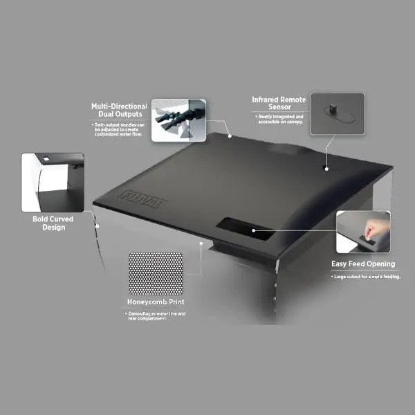 Fluval Flex Akvaryum 57 Lt Siyah