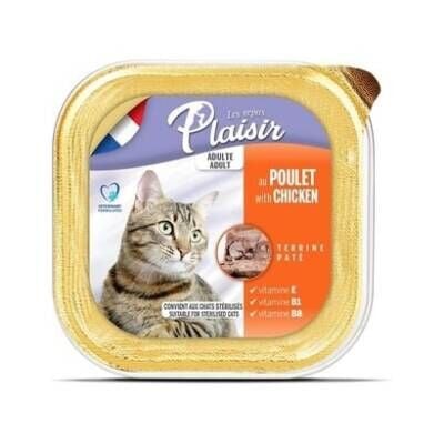 Plaisir Pate Tavuklu Ezme Yetişkin Kedi Konservesi 100 Gr