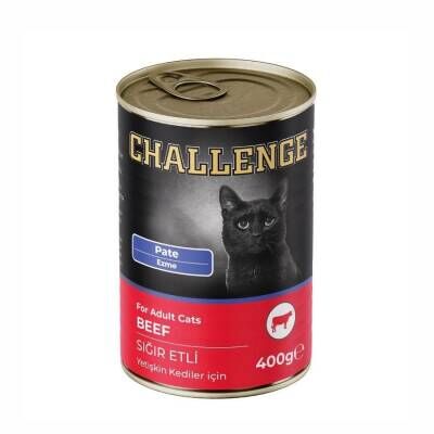 Challenge Pate Sığır Etli Yetişkin Kedi Konservesi 400 Gr