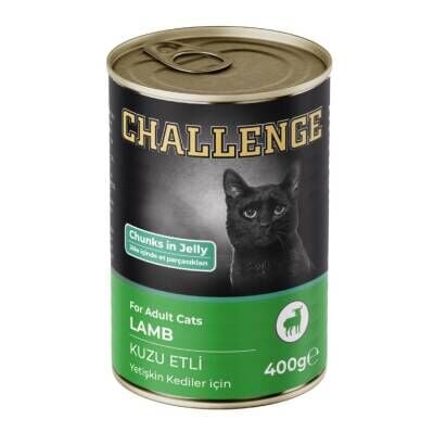 Challenge Kuzu Etli Yetişkin Kedi Konservesi 400 Gr