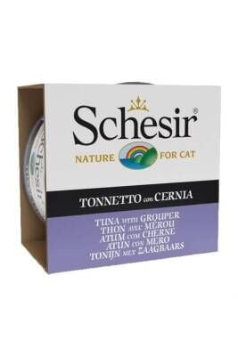 Schesir Ton ve Orfoz Balıklı Jöleli Kedi Konservesi 85 gr
