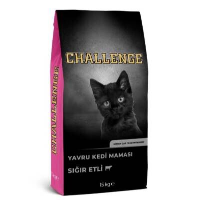Challenge Sığır Etli Yavru Kedi Maması 15 Kg