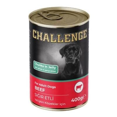 Challenge Sığır Etli Yetişkin Köpek Konservesi 400 Gr