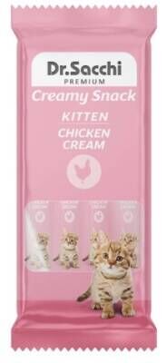 Dr.Sacchi Creamy Sıvı Tavuklu Yavru Kedi Ödülü 4 Lü