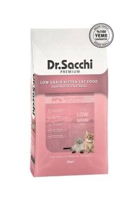 Dr.Sacchi Premium Düşük Tahıllı Yavru Kedi Maması 10 kg