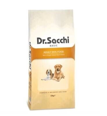Dr.Sacchi Basic Chicken Tavuklu Yetişkin Köpek Maması 15 kg