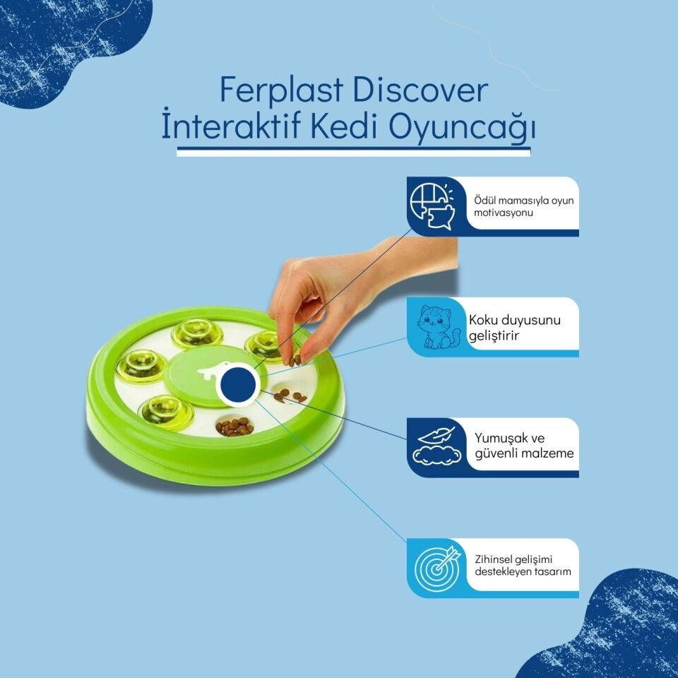 Ferplast Discover İnteraktif Kedi Oyuncağı 30x30x8cm