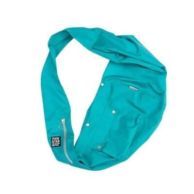 Pawstar Crossbody Kedi ve Küçük Irk Köpek Taşıma Çantası Mint 50x15x20 Cm