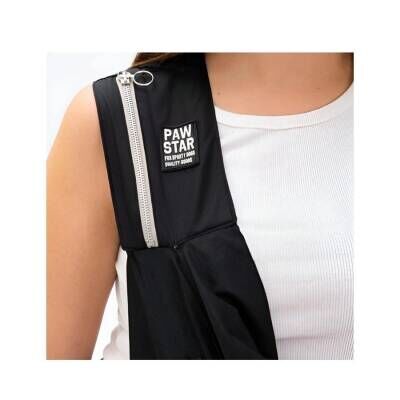 Pawstar Crossbody Kedi ve Küçük Irk Köpek Taşıma Çantası Siyah 50x15x20 Cm