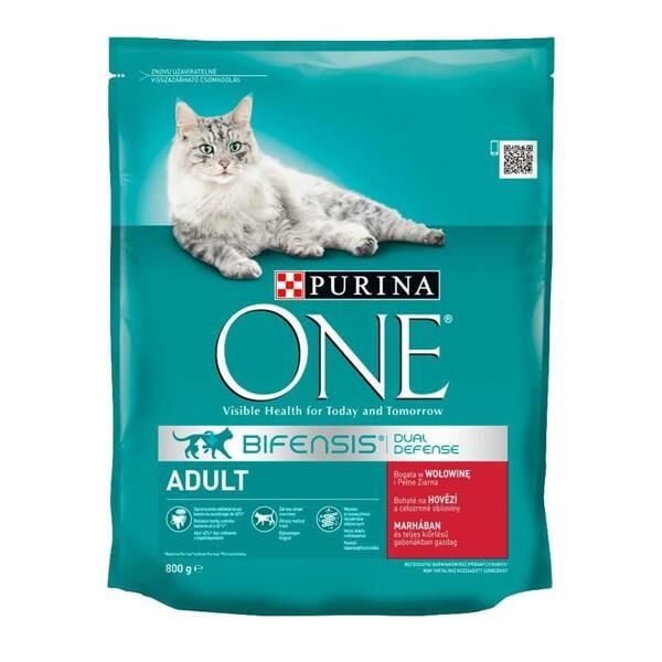 Purina One Sığır Etli Yetişkin Kedi Maması 800gr