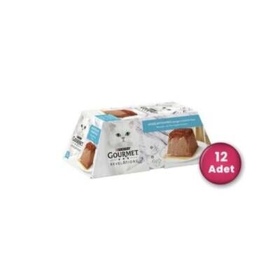 Gourmet Gold Revelations Ton Balıklı Ezme Konserve Kedi Maması 2 X 57 gr 12'li Paket