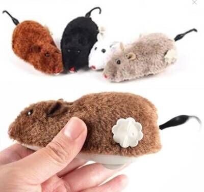 Flip Kurmalı Peluş Fare 14 cm