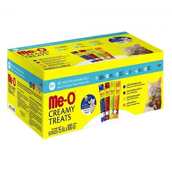 Me-O Creamy Treats M1 Karışık Kedi Ödülü 15gr 100lü