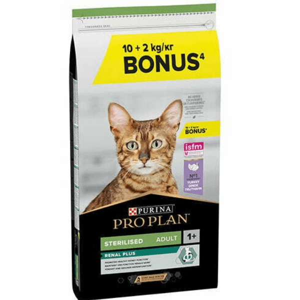 Pro Plan Sterilised Hindili Kısırlaştırılmış Kedi Maması 10+2 Kg