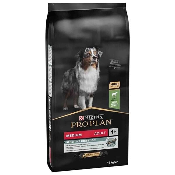 Pro Plan Medium Kuzulu Orta Irk Yetişkin Köpek Maması 14 Kg