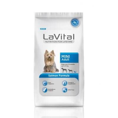 LaVital Mini Adult Somonlu Yetişkin Köpek Maması 1,5 kg