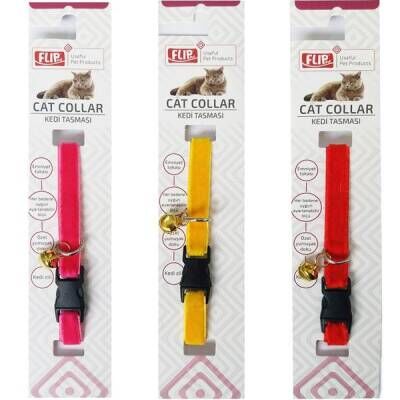 Flip Zilli Elegance Süet Kedi Boyun Tasması 1 Adet 20 X 1 cm