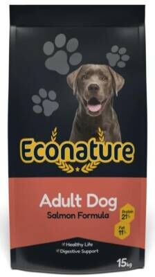 Econature Plus Somonlu Yetişkin Köpek Maması 15 kg