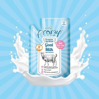 Pramy Yavru Kedi ve Köpekler İçin Kolostrum Ve Arı Sütlü Keçi Sütü 60 gr