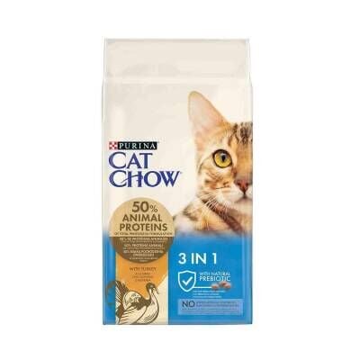 Purina Cat Chow 3ü1 Arada Hindili Yetişkin Kedi Maması 15 kg