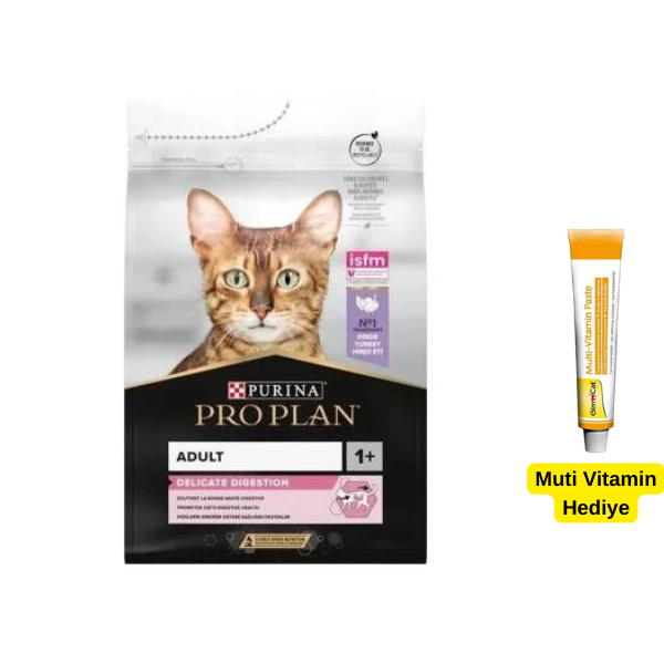 Pro Plan Delicate Hassas ve Seçici Yetişkin Kediler İçin Hindili Kedi Maması 1,5 kg