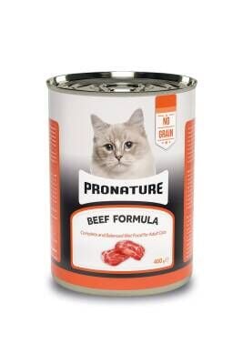 Pronature Tahılsız Sığır Etli Ezme Yaş Kedi Maması 400 gr