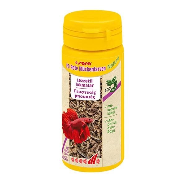 Sera FD Rote Mückenlarven 50 Ml 4.5 Gr