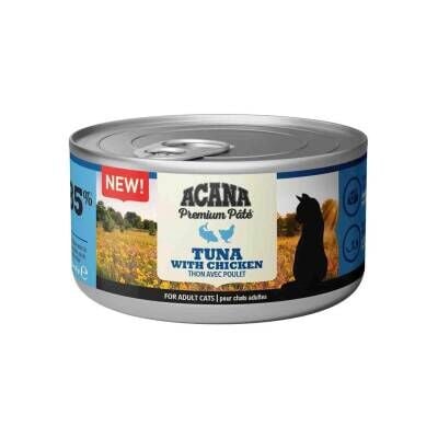 Acana Premium Pate (Ezme) Tuna Balıklı ve Tavuklu Kedi Konservesi 85 gr