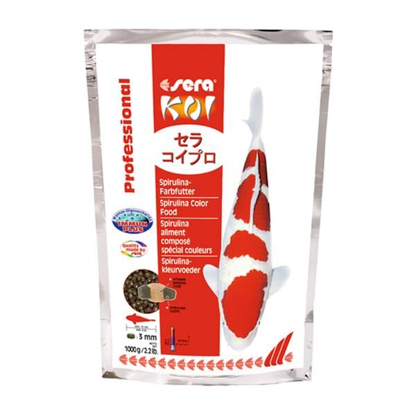 Sera Koi Professional Spirulina Renk Yemi 1Kg