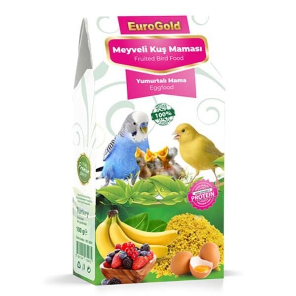 EuroGold Yumurtalı Meyveli Kuş Maması 100 Gr.