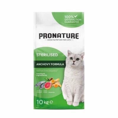 Pronature Adult Sterilised Hamsili Kısırlaştırılmış Kedi Maması 10 kg