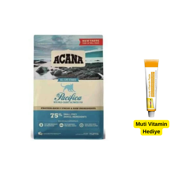 Acana Pacifica Cat Balıklı Tahılsız Kedi Maması 1,8 kg