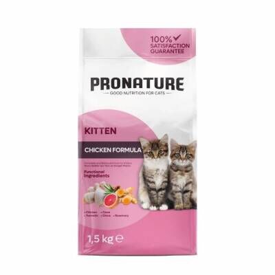 Pronature Tavuklu ve Pirinçli Yavru Kedi Maması 10 kg