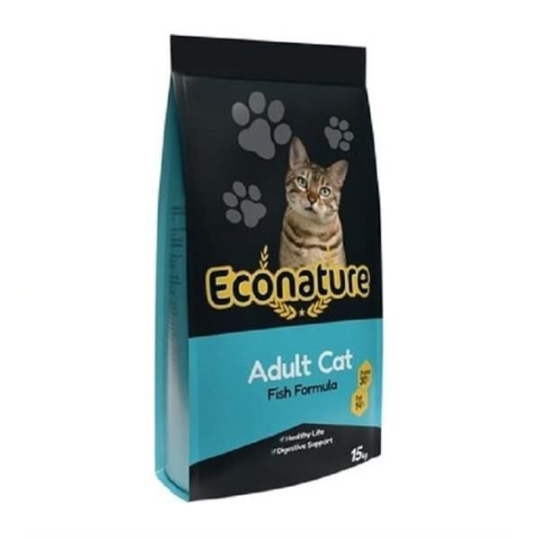 Econature Balıklı Yetişkin Kedi Maması 15Kg