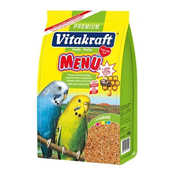 Vitakraft Menu Vital Muhabbet Kuşu Yemi Ballı 500gr