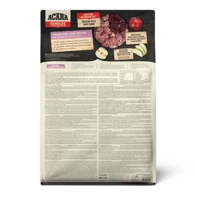 Acana Grass-Fed Lamb Kuzu Etli ve Elmalı Yetişkin Köpek Maması 17 kg
