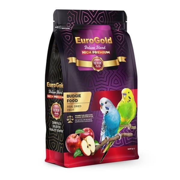 EuroGold Deluxe Elmalı Muhabbet Kuşu Yemi 1000gr
