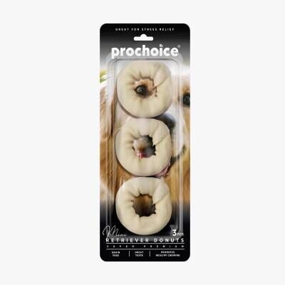 Prochoice Rawhide Mini Donuts Köpek Çiğneme Kemiği 3 Adet