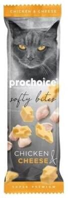 Prochoice Soft Bites Tavuk ve Peynirli Yumuşak Kedi Ödülü 10 gr