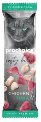 ProChoice Softy Bites Tavuklu ve Ton Balıklı Yumuşak Kedi Ödül Maması 10 gr