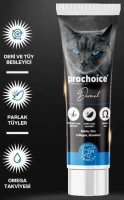 ProChoice Dermal Kedilerde Deri ve Tüy Sağlığı İçin Biyotin içerikli Paste 100 ml